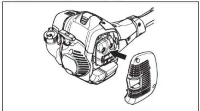 HUSQVARNA 525PT5S - To do maintenance on the muffler - 2
