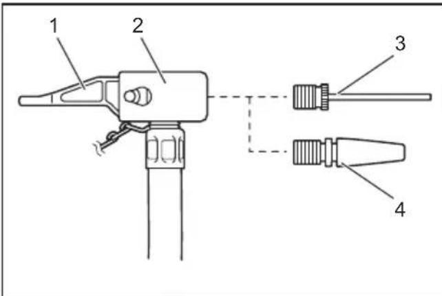 MAKITA DMP180RT1J - Using the sport ball needle or tapered adapter - 1