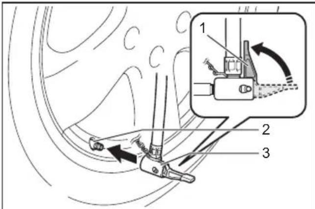 MAKITA DMP180RT1J - Using the Schrader valve adapter - 1