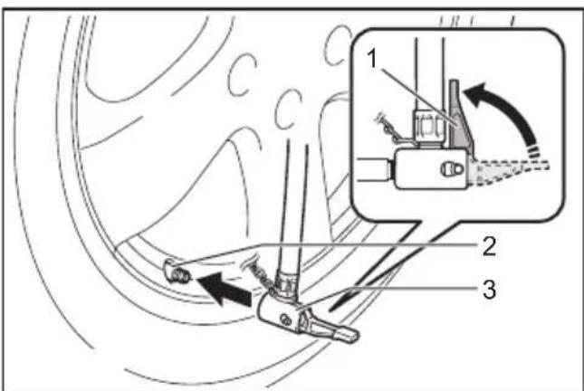 MAKITA DMP180RT1J - Utilisation de l'adaptateur de valve Schrader - 1