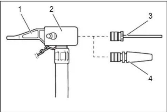 MAKITA DMP180RT1J - Uso de la aguja de balón deportivo o del adaptador cónico - 1