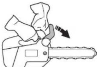 HUSQVARNA T525 - Chain brake and front hand guard - 13