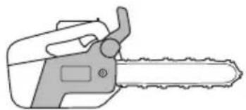 HUSQVARNA T525 - Freno de cadena con protección contra reculadas - 1