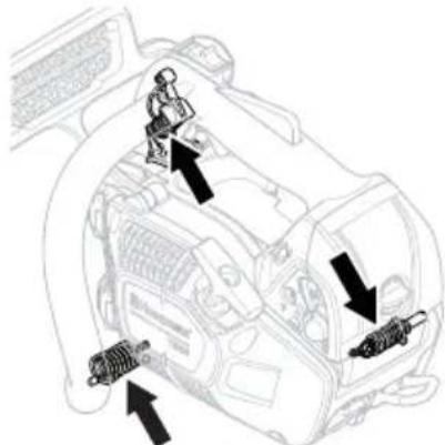 HUSQVARNA T525 - Système anti-vibrations - 2