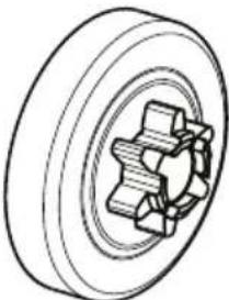 HUSQVARNA T525 - Chain drive sprocket - 2