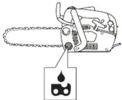 HUSQVARNA T525 - Filling with chain oil - 1