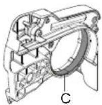 HUSQVARNA T525 - Freno della catena con protezione anticontraccolpo - 4