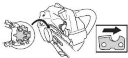 HUSQVARNA T525 - Montaggio di lama e catena - 5