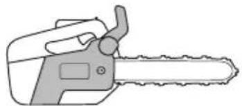 HUSQVARNA T525 - Freno della catena con protezione anticontraccolpo - 1
