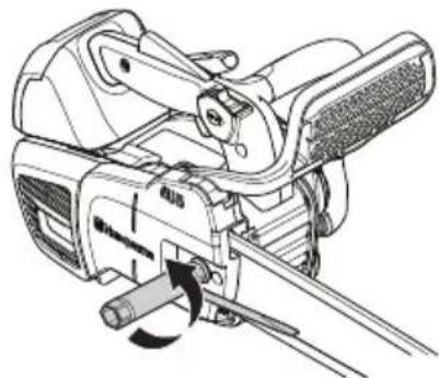 HUSQVARNA T525 - Tırmık açıklığı ayarlama - 5