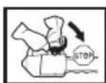 HUSQVARNA T525 - Símbolos en el manual de instrucciones: - 8