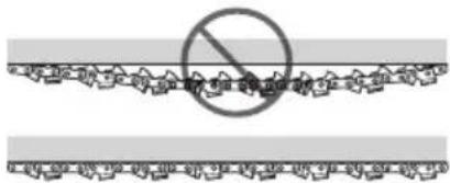 Diagram showing a prohibition symbol over a grid of buildings, likely indicating restrictions on residential areas.