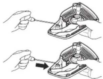 HUSQVARNA T525 - Changing a broken recoil spring - 3