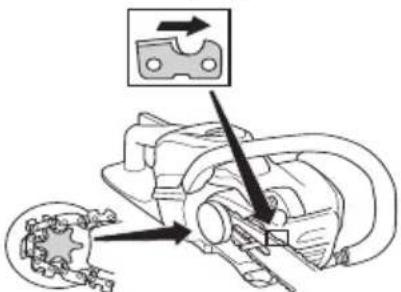 HUSQVARNA 439 - Fitting the bar and chain - 6