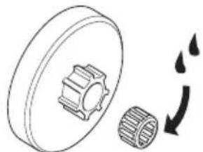 HUSQVARNA 439 - Needle bearing lubrication - 2