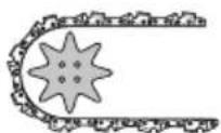 HUSQVARNA 439 - Guide bar - 2