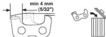 HUSQVARNA 439 - Sharpening cutting teeth - 6