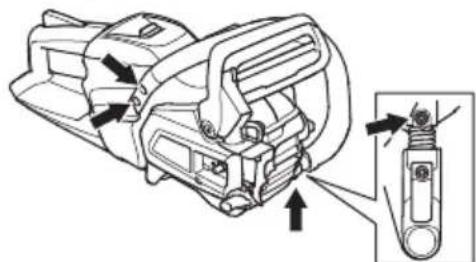 HUSQVARNA 439 - Troca de corda de arranque gasta ou rompida - 2