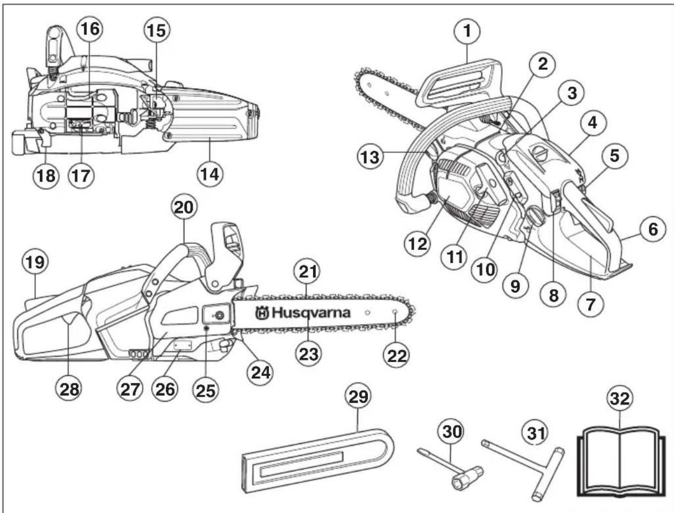 HUSQVARNA 439 - WAT IS WAT? - 1