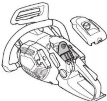 HUSQVARNA 439 - Montagem do dispositivo de arranque - 2