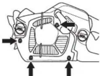 HUSQVARNA 439 - Changing a broken or worn starter cord - 3