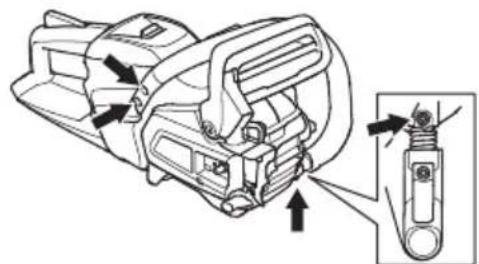 HUSQVARNA 439 - Cambio de un cordón de arranque roto o desgastado - 2