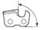 HUSQVARNA 120o - Saw chain filing and file gauges - 2
