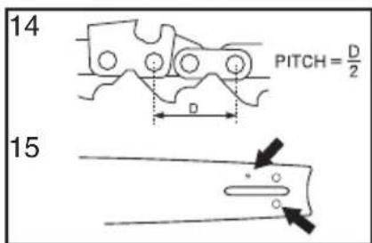 14 PITCH = D/2 D 15
