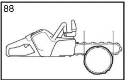 Line drawing of a mechanical device with a circular component attached (no text or symbols)