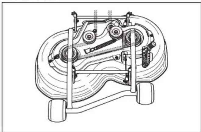 HUSQVARNA R 112C5 - Pour fixer le carter de coupe - 5