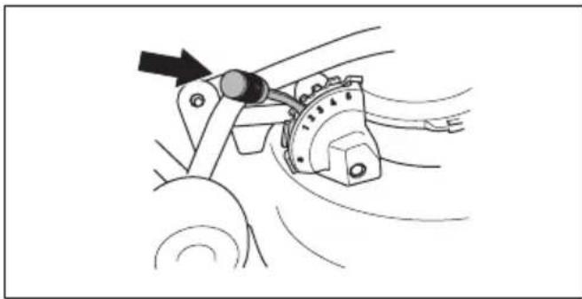 HUSQVARNA R 112C5 - Maaihoogtehendel - 1