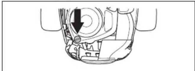 HUSQVARNA R 112C5 - Pour vérifier le niveau d'huile moteur (R 112C, R 112C5) - 1