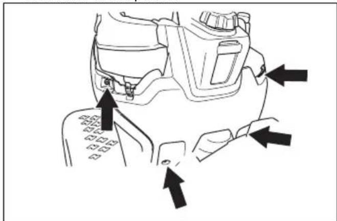 HUSQVARNA R 112C5 - Zamenjava filtra goriva - 1