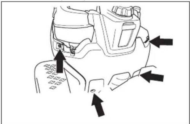 HUSQVARNA R 112C5 - Pour remplacer le filtré à carburant - 1