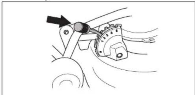 HUSQVARNA R 112C5 - Om te starten op een helling, R 112C5 - 1