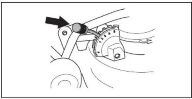 HUSQVARNA R 112C5 - Schnittthöhenhebel - 1