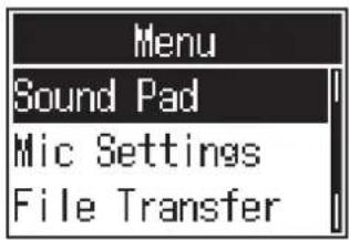 ZOOM Podtrack P4 - Réglage du niveau de chaque touche SOUND PAD - 2