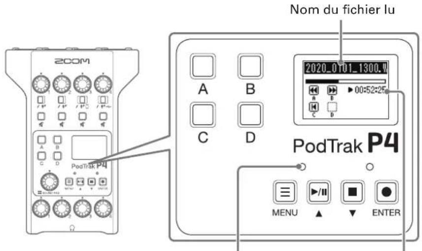 ZOOM Podtrack P4 - Lecture des enregistrements - 1