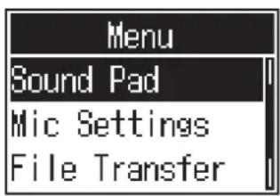 ZOOM Podtrack P4 - Réglage du mode de lecture de chaque touche SOUND PAD - 2