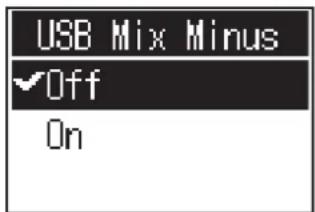 ZOOM Podtrack P4 - Réglage du mixage USB partiel (USB Mix Minus) - 6