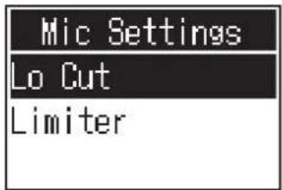 ZOOM Podtrack P4 - Réglages pour micro (Mic Settings) - 4