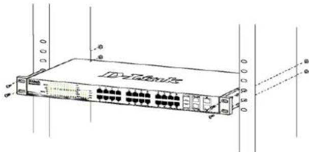 D-LINK DES121028P - Instalación en rack - 2