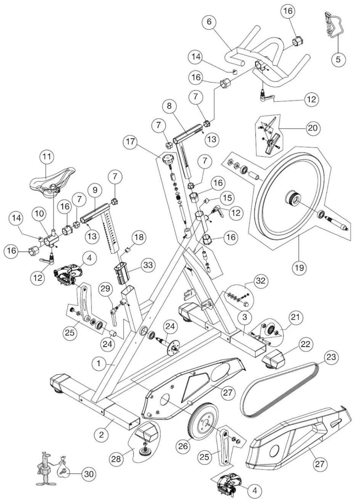 KETTLER Speed 5 - Ersatzteilbestellung - 1