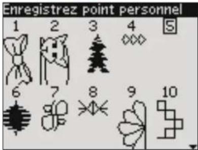 PFAFF Quilt Expression 4.2 - Enregister des points personnels - 2