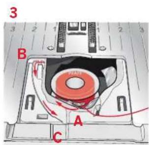 PFAFF Quilt Expression 4.2 - Mise en place de la canette - 3