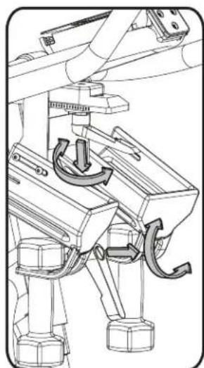 Schwinn IC8 - Blocage du volant d'inertie pour le rangement - 3