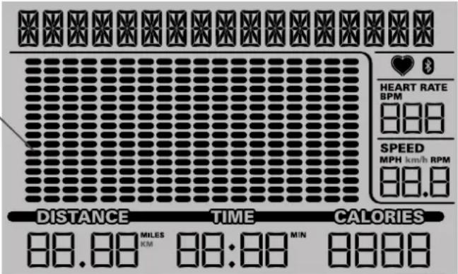 Schwinn 510E - Display del programma - 1