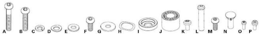 Schwinn 510E - HARDWARESET GEREEDSCHAPSET - 1