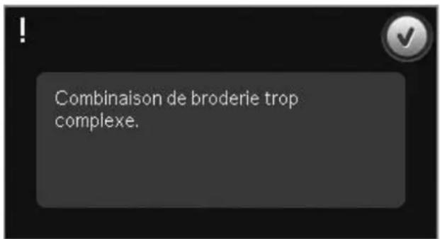 PFAFF Creative 4.5 - La combinaison de broderie est trop complexe - 3