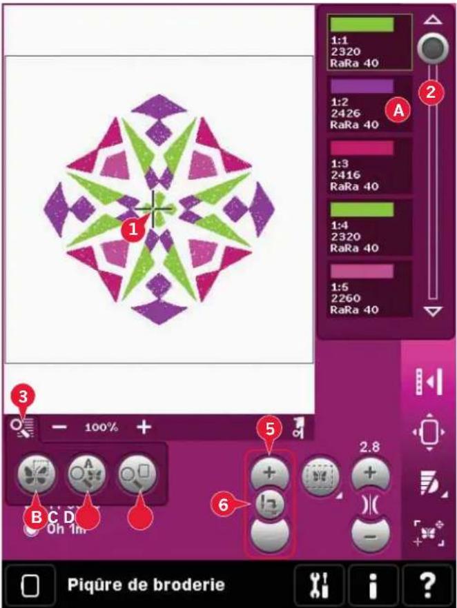PFAFF Creative 4.5 - Options de zoom (3) - 1